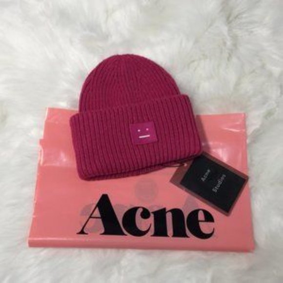 Acne Studios Pansy Beanie Pink main image 5